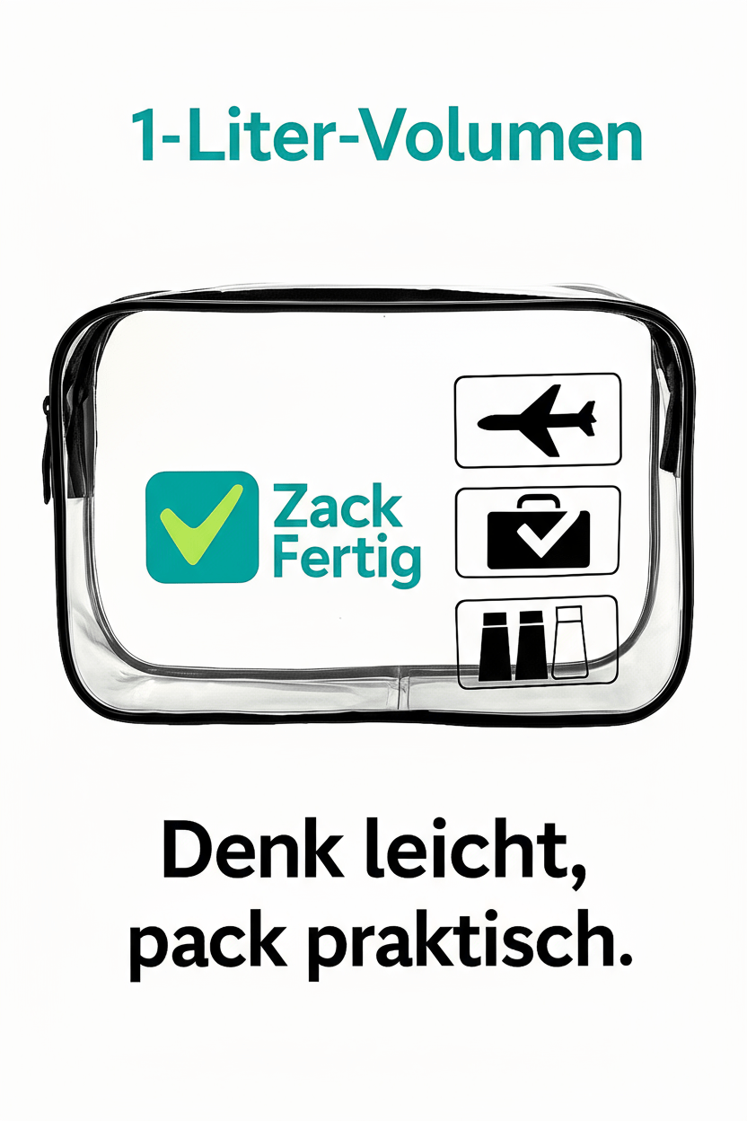 🧳 ZackFertig Kulturbeutel – federleicht & durchdacht - ZackFertig