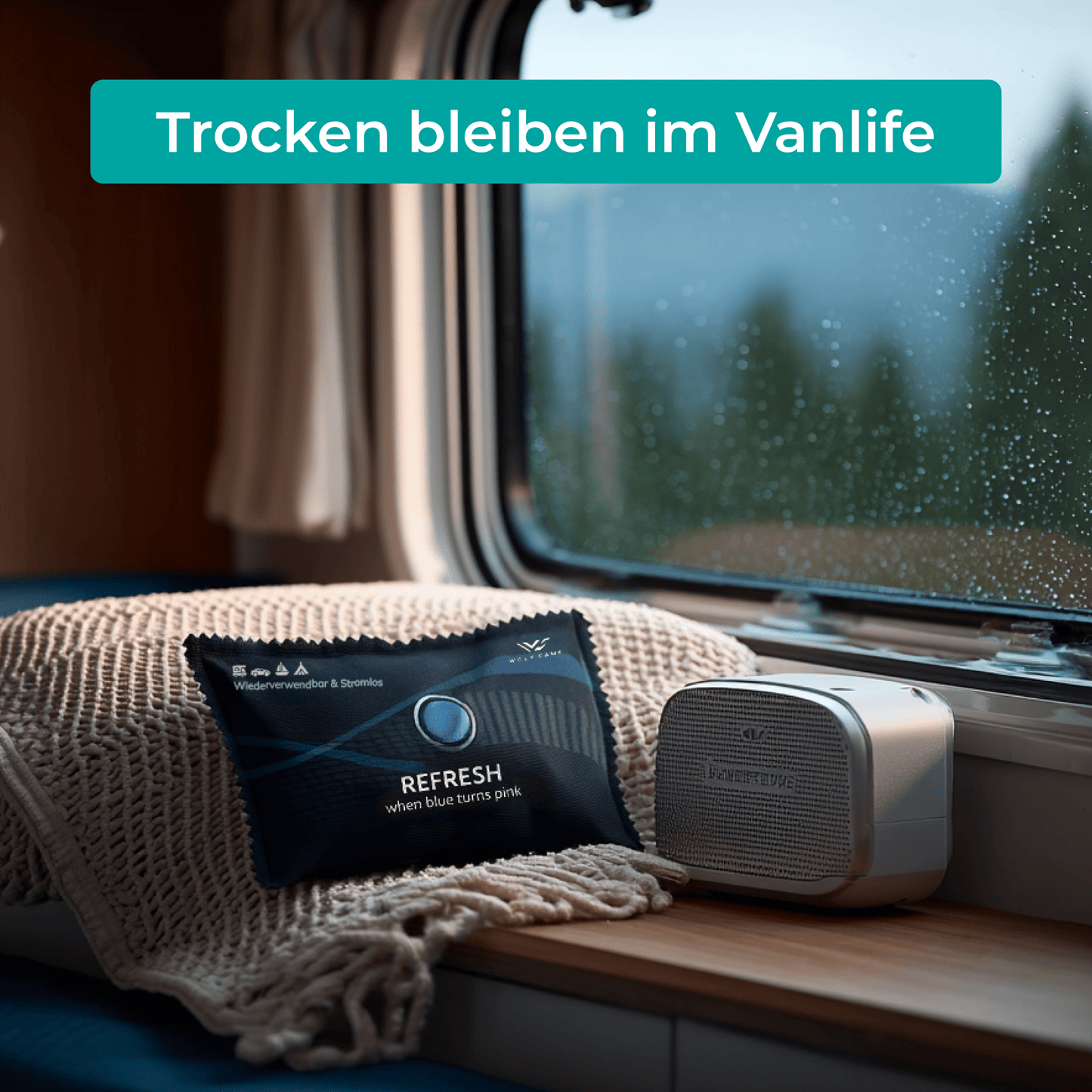 WolfCamp Luftentfeuchter — Wiederverwendbar & Stromlos - ZackFertig