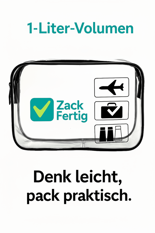 🧳 ZackFertig Kulturbeutel – federleicht & durchdacht - ZackFertig